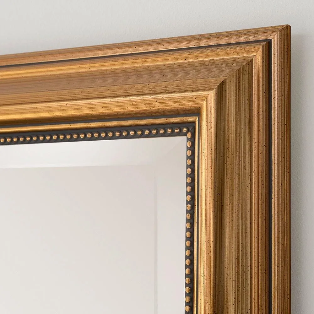 Yearn Mirrors Classic Gold Beaded Mirror 77.5x62.5cm 2