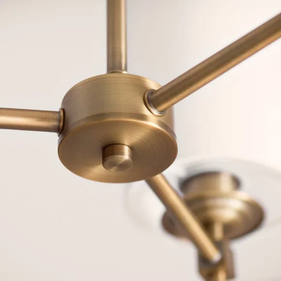 Toulouse 3 Light Semi Flush Ceiling Light 4