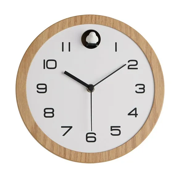 Interval Modern Round Cuckoo Wall Clock 2