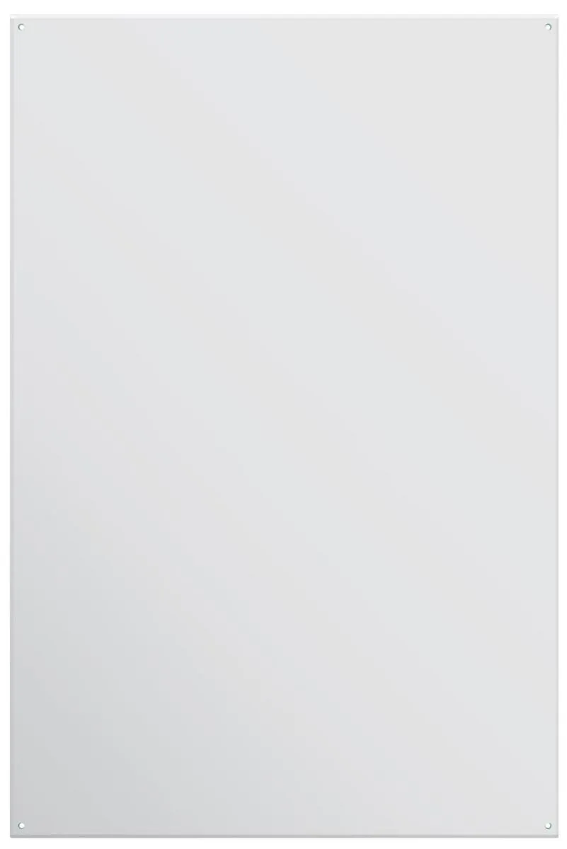 MirrorOutlet Circuitt 4mm Sheet Mirror Glass Polished Edges 4 Holes 140 x 70cm in Silver 5