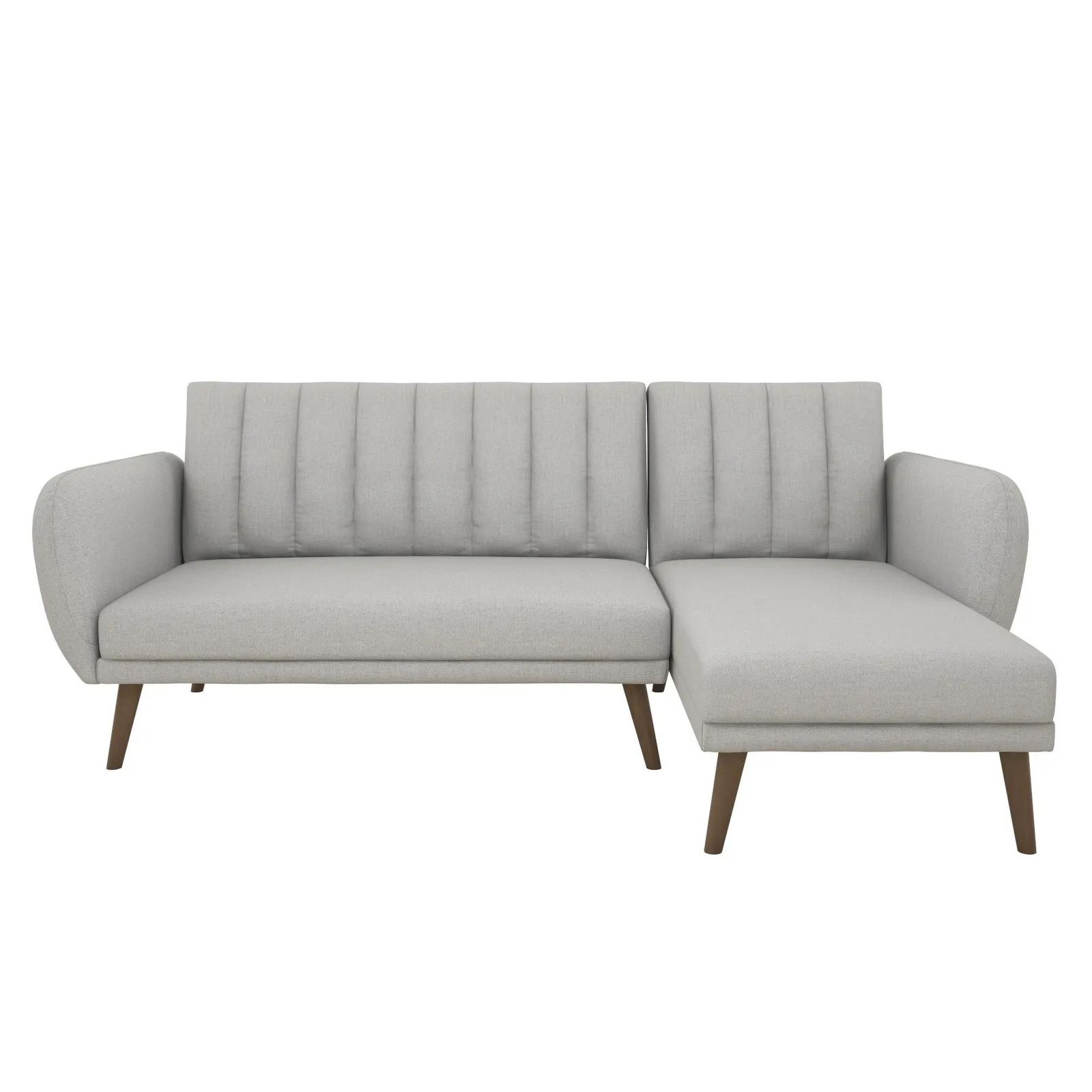 Brittany Linen Corner Sofa Bed Grey