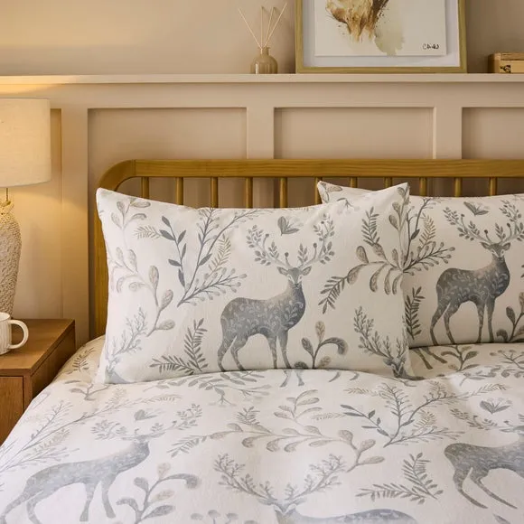 Winter Wisp 100% Brushed Cotton Duvet Cover & Pillowcase Set 5