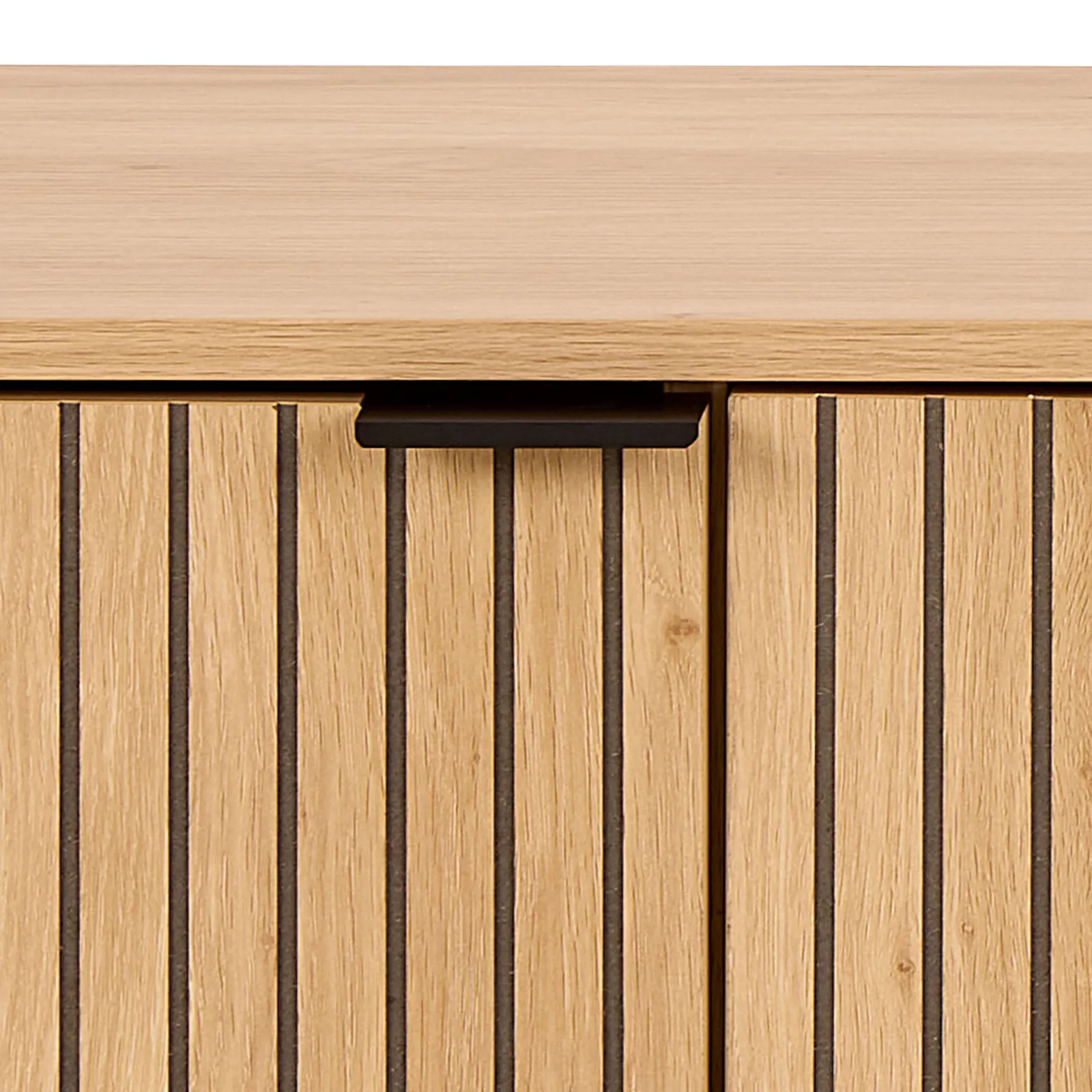 Furniture To Go Jaipur TV Unit With 3 Doors 176cm Wide in Oak in Brown 6