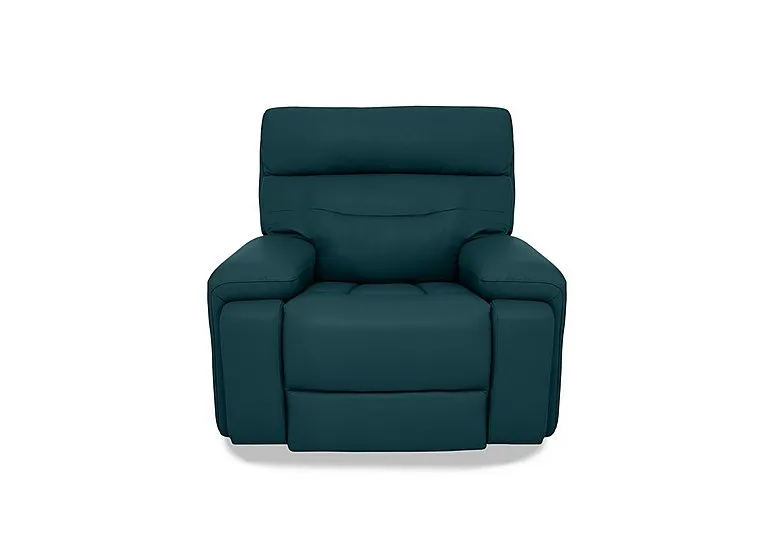Cinemax Leather Chair - Midnight Jade