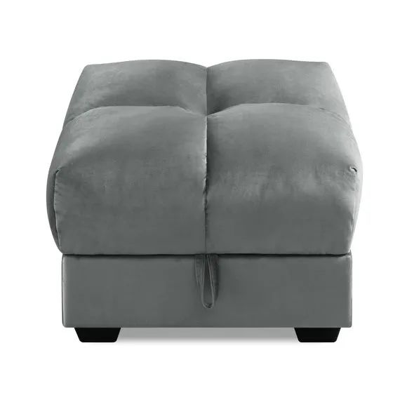 Margo Velvet Storage Ottoman 3