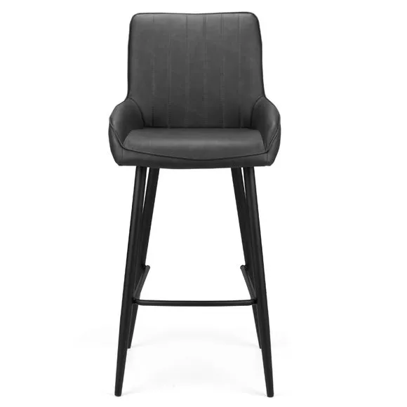 Soho Bar Stool, Faux Leather 4
