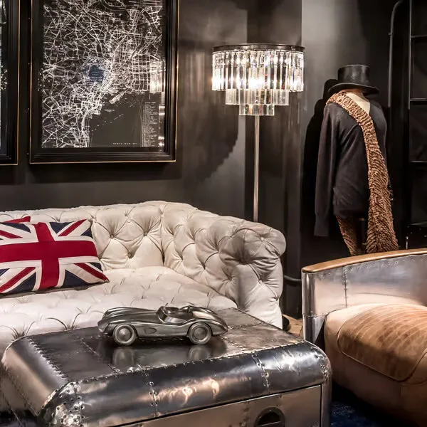 Timothy Oulton Odeon Floor Lamp Metal | Barker & Stonehouse 2