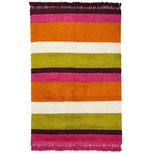 Sophie Robinson Sunset Stripe Berber Rug 6