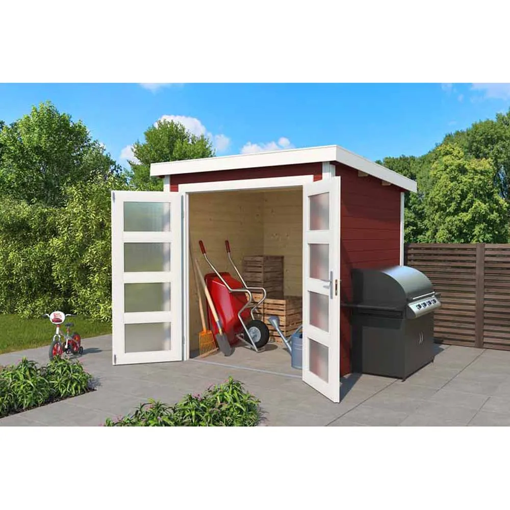 Lasita Maja Ltd Zambezi 1-Log Cabin, Garden Room, Home Office - L220xW224.6xH210.9 cm in Brown 4