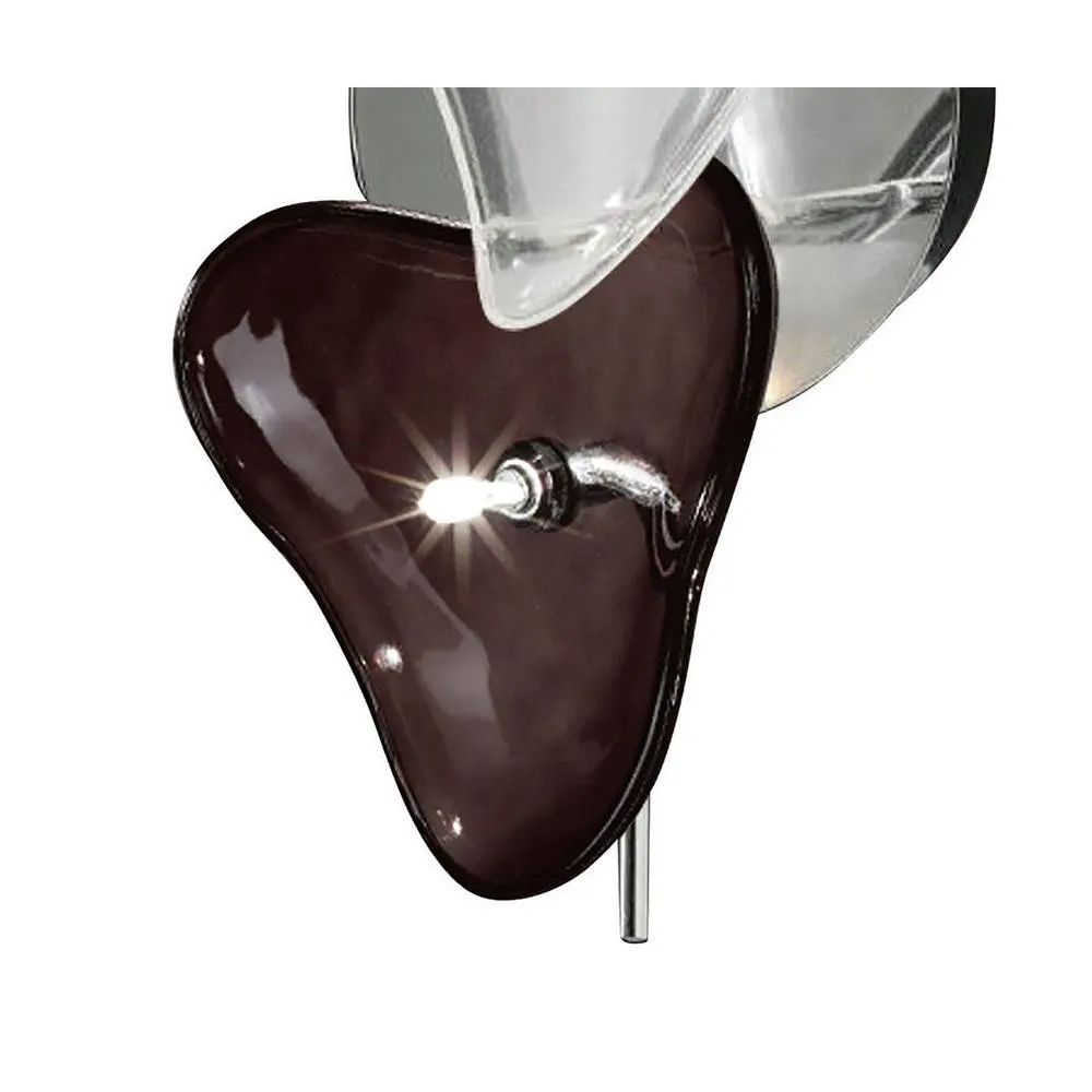 Netlighting Otto Ceiling Wall Chrome Black Glass 2 Light G4 CFL Compatible NOT LED in Silver 4