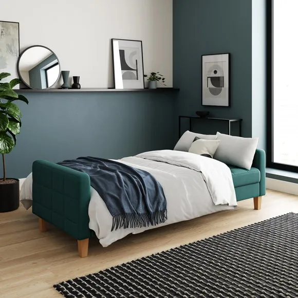 Harlow Flatweave Storage Double Sofa Bed 2