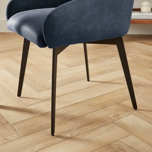 Jase Swivel Dining Chair, Faux Leather 3