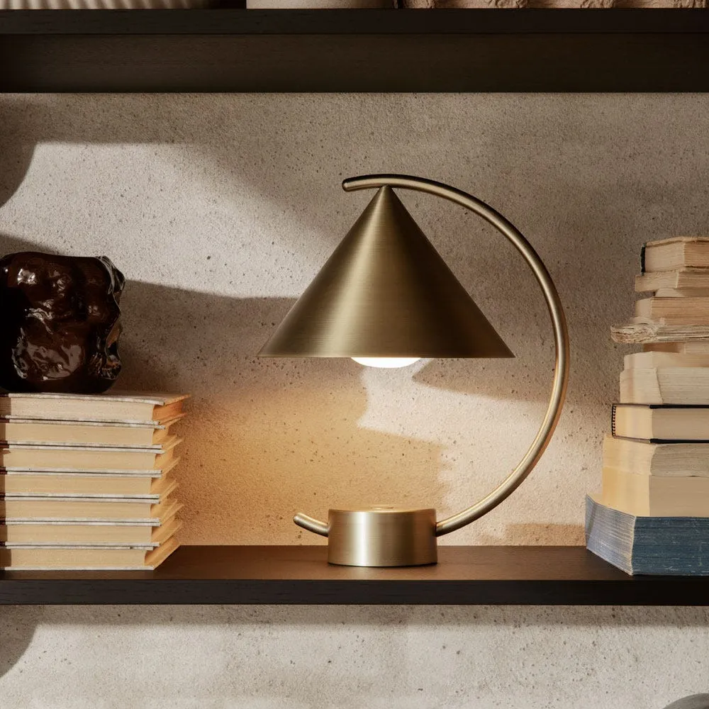 ferm LIVING Meridian LED Portable Table Lamp Black 4