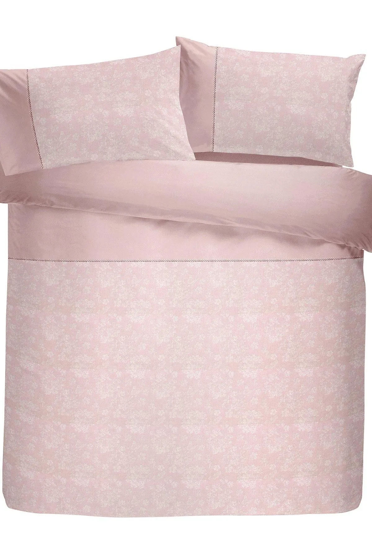 Dreams & Drapes 'Blossom' Premium Woven Jacquard Floral Blossom Duvet Cover Set in Rose 3