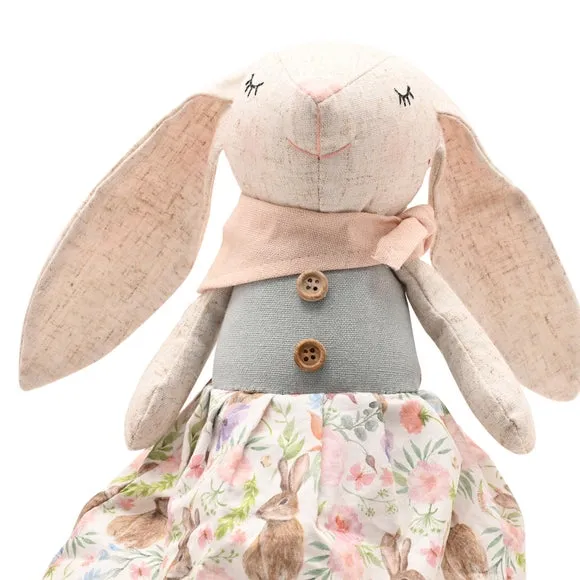 Eggstraordinary Gift Co. Set of 2 Sitting Bunny Ornaments 4