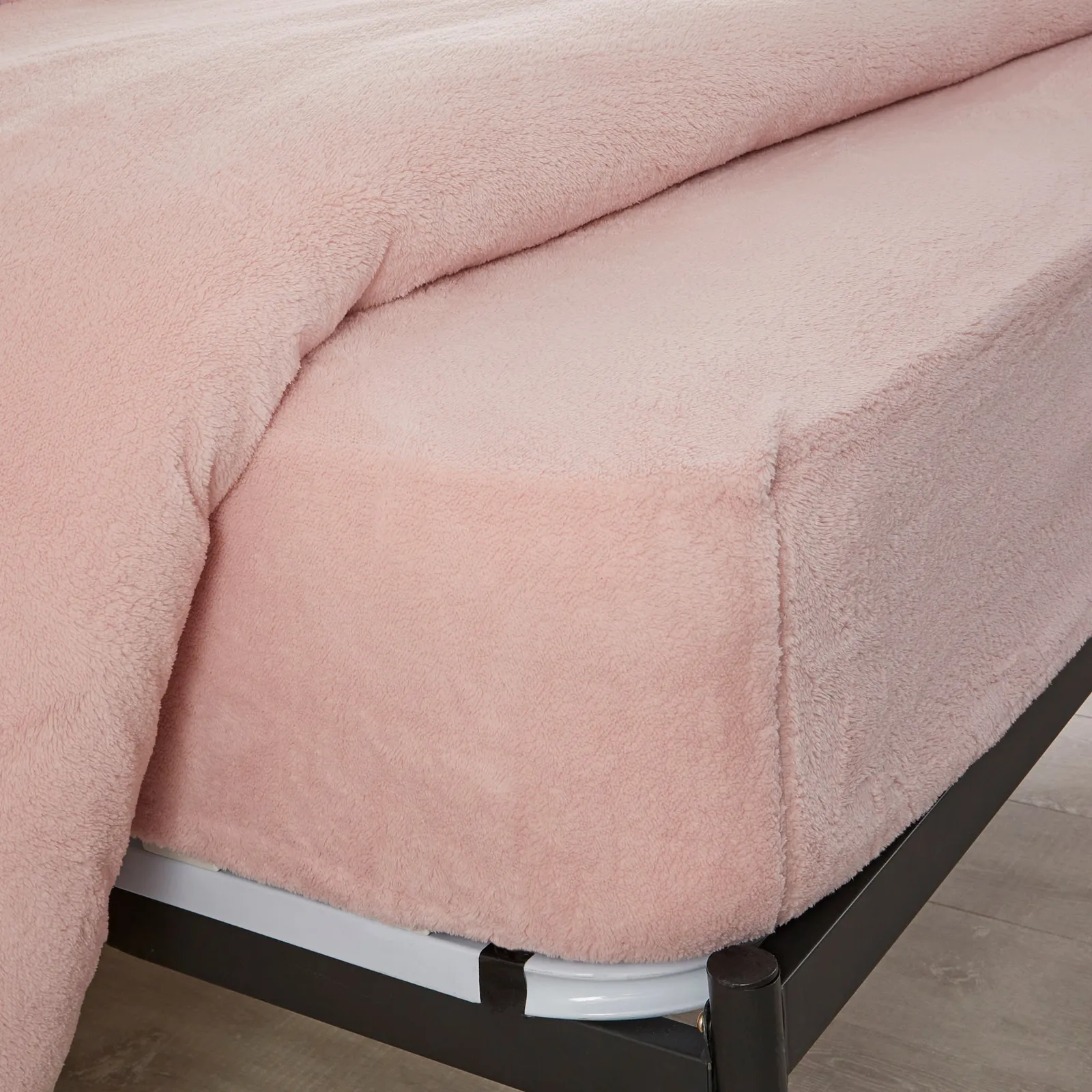 Teddy Bear Fitted Sheet Blush