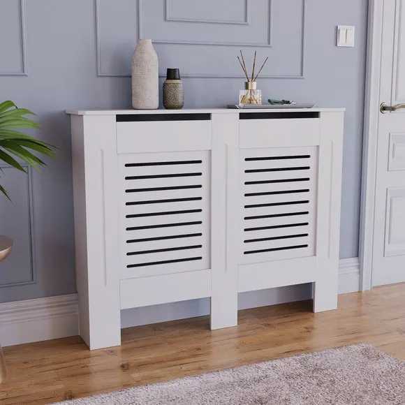 Return - Vida Designs Milton Radiator Cover, Medium White