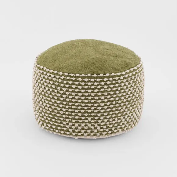 Jersey Bobble Round Pouffe 4