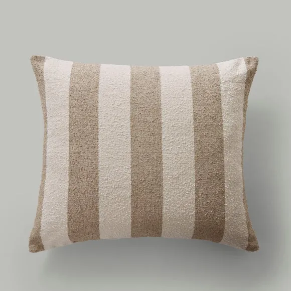 Boucle Stripe Cotton Square Cushion 2
