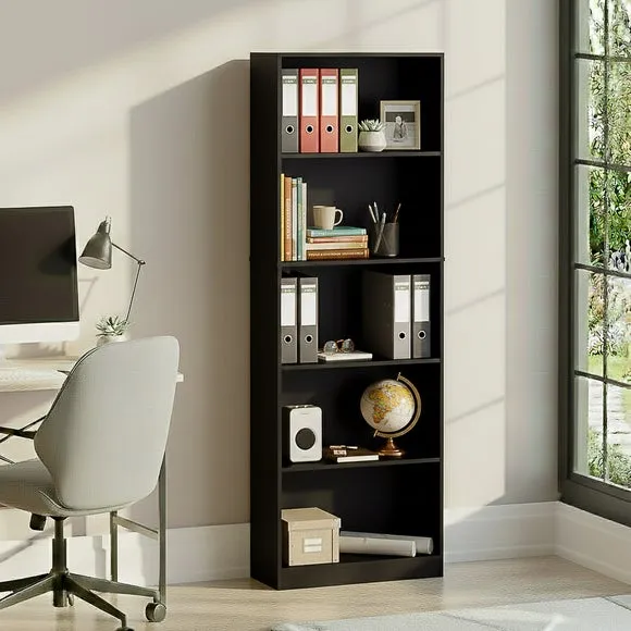 Cambridge 5 Tier Extra Large Bookcase