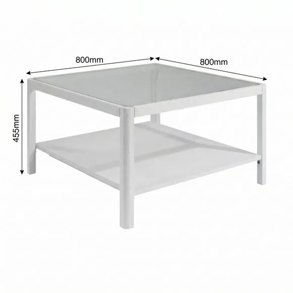 Ray Coffee Table with Shelf 6
