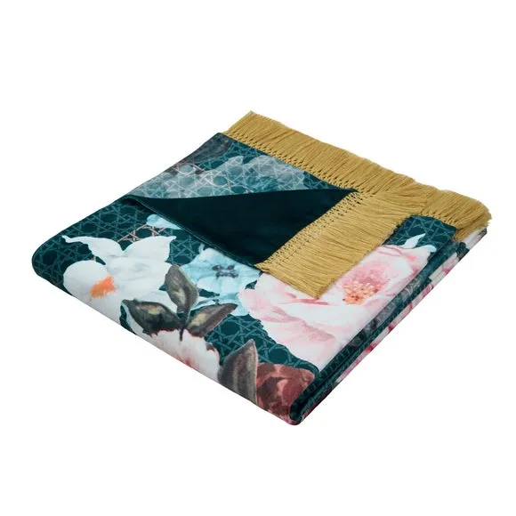 Laurence Llewelyn-Bowen Bouquet List Throw Blanket 3