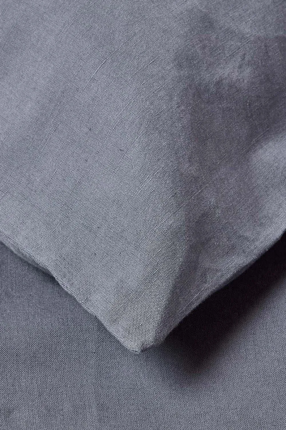 Homescapes Linen Housewife Pillowcase, King in Dark Grey 6