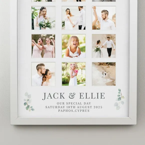 Personalised Wedding Multi Photo Frame 2