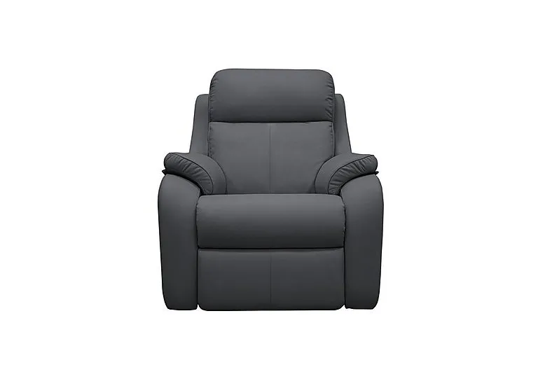 Kingsbury Leather Armchair - Cambridge Petrol Blue