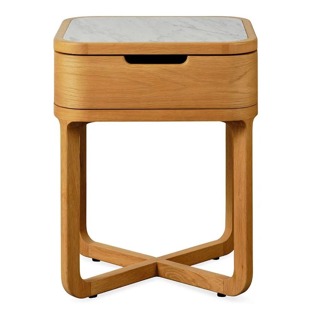 Heal's Anais Bedside Table Oak 2