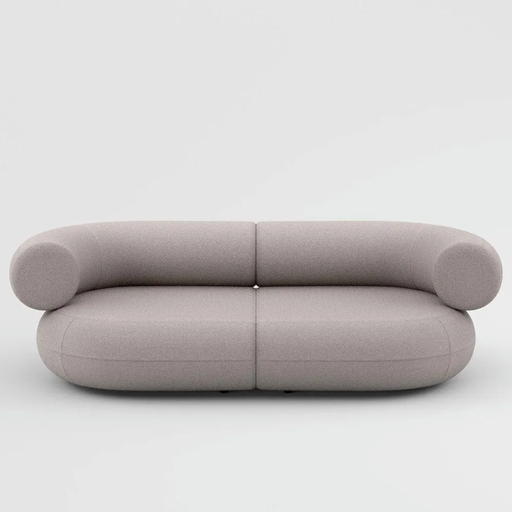 Tom Dixon Fat 2 seater Sofa in Boucle fabric natural 01 2