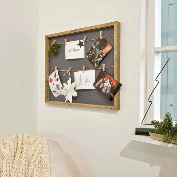 Nielsen 8 Picture Wooden Collage Clip Multi Photo Frame 4