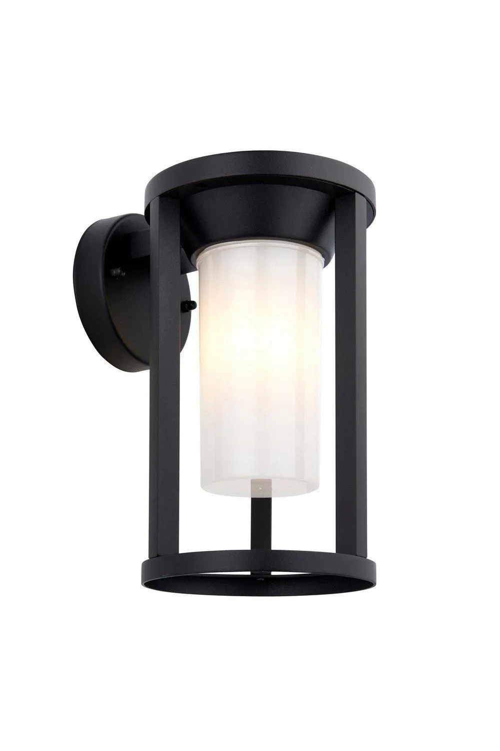 Netlighting Braden Modern Exterior Wall Light Textured Black IP44