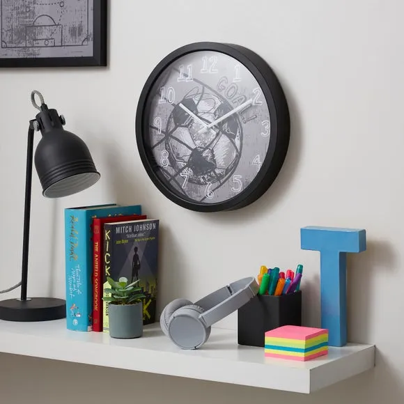 Football Round Wall Clock