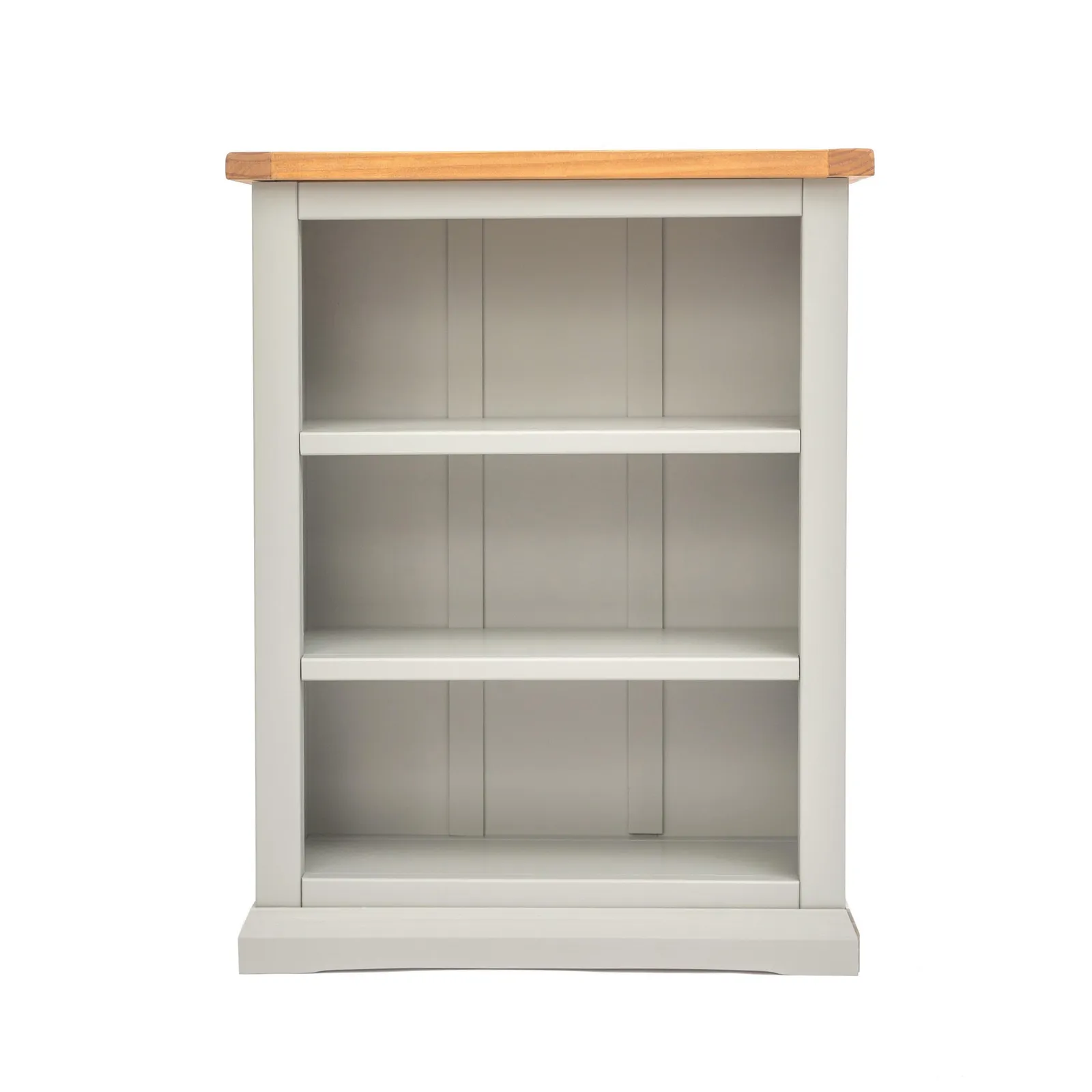 Cabinet Bits Bookcase with Plinth 90x70x25cm in Light Grey