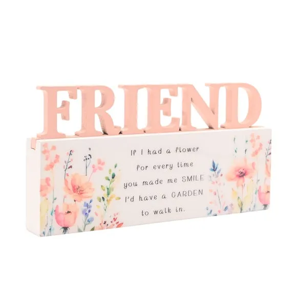The Cottage Garden Floral Word Ornament 3