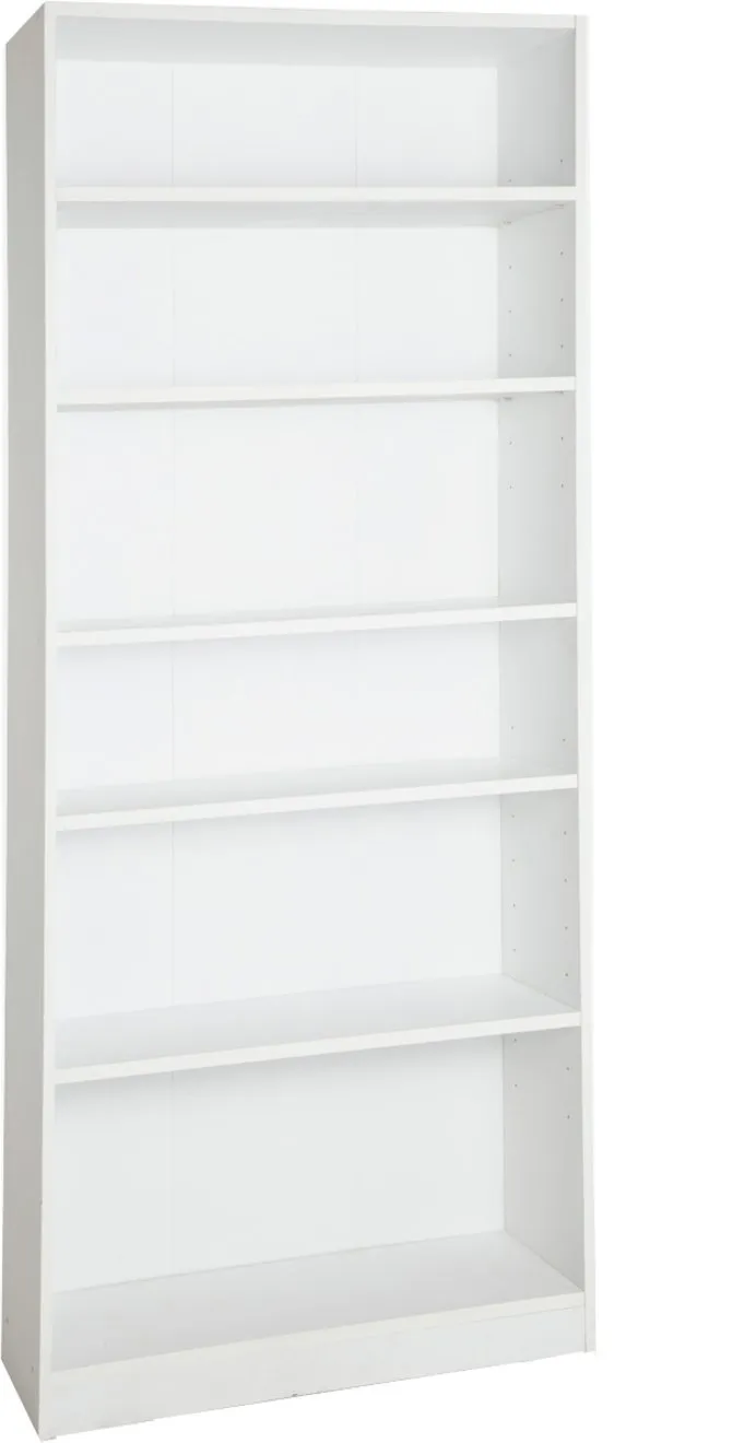 Argos Home Maine 5 Shelf Tall & Wide Deep Bookcase - White
