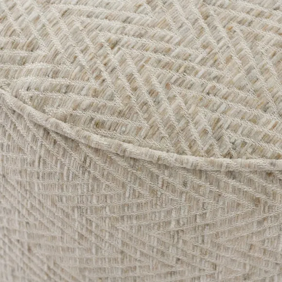 Kenzie Chevron Pouffe 2