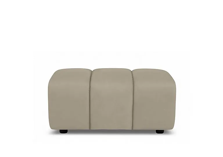 Rhianna Large Leather Footstool