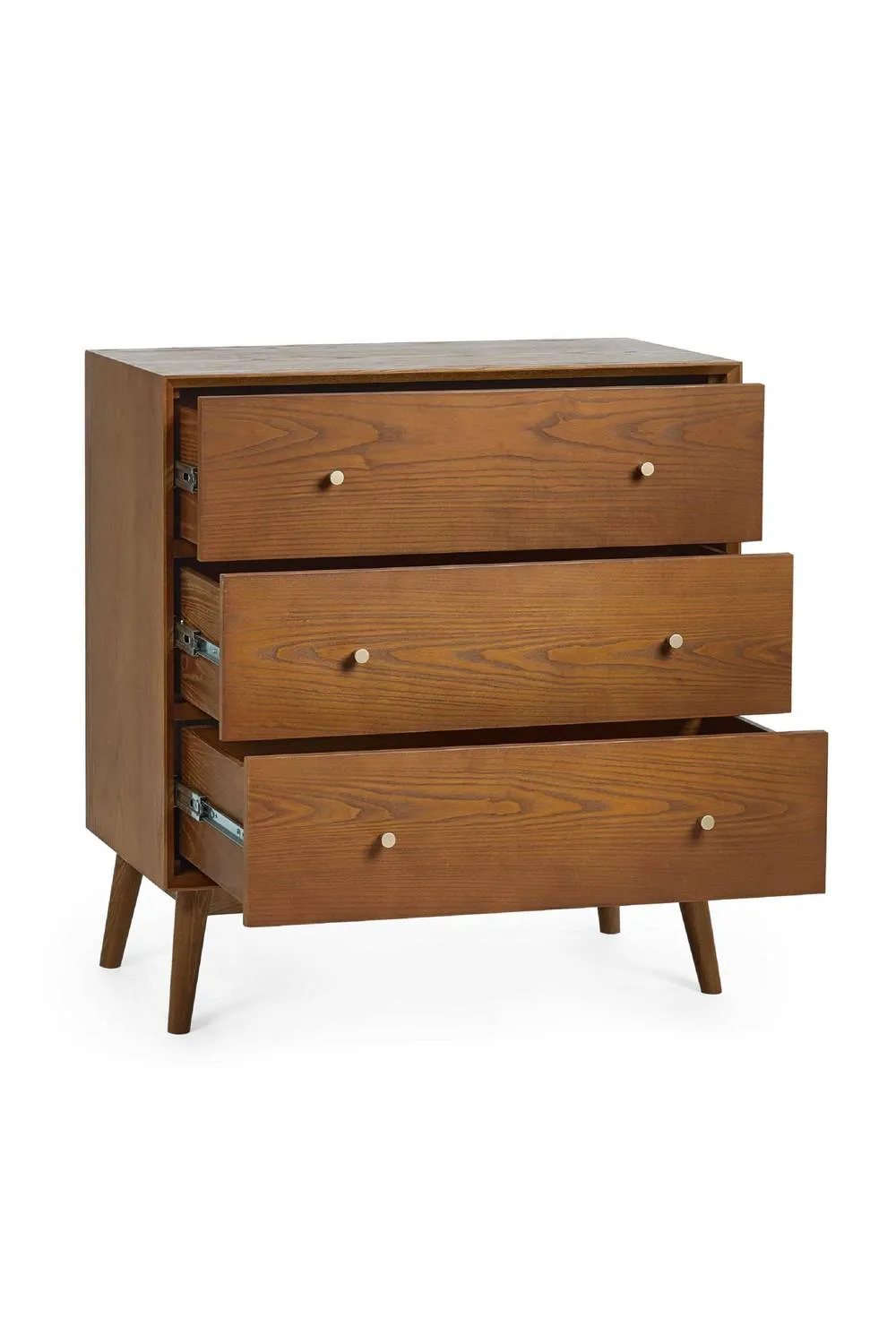 Julian Bowen Lowry 3 Drawer Chest in Brown 5