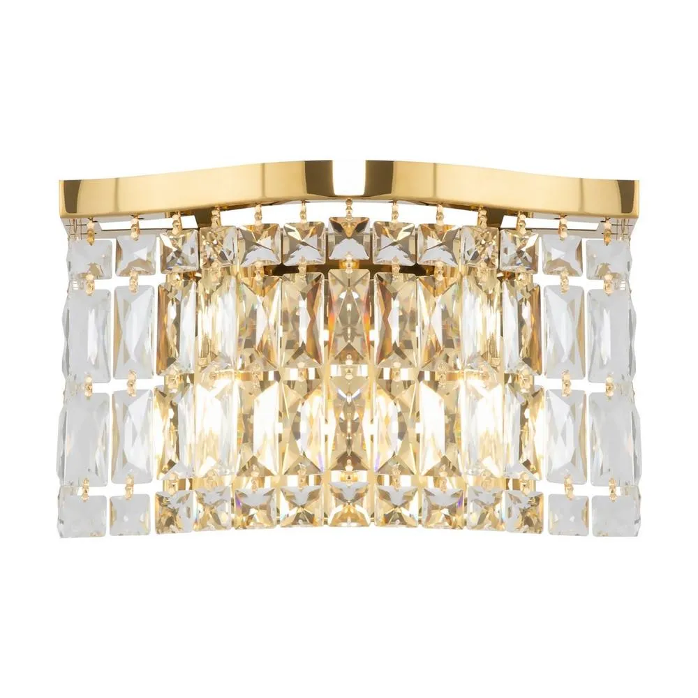 Netlighting Maytoni Dune Modern 2 Light Wall Lamp Gold E14 4
