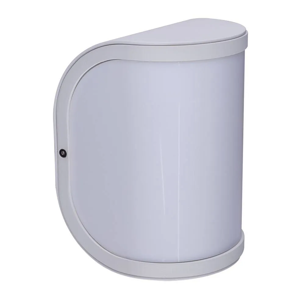 Netlighting Segga Outdoor Flush Wall Lamp White IP44 1x E27 2