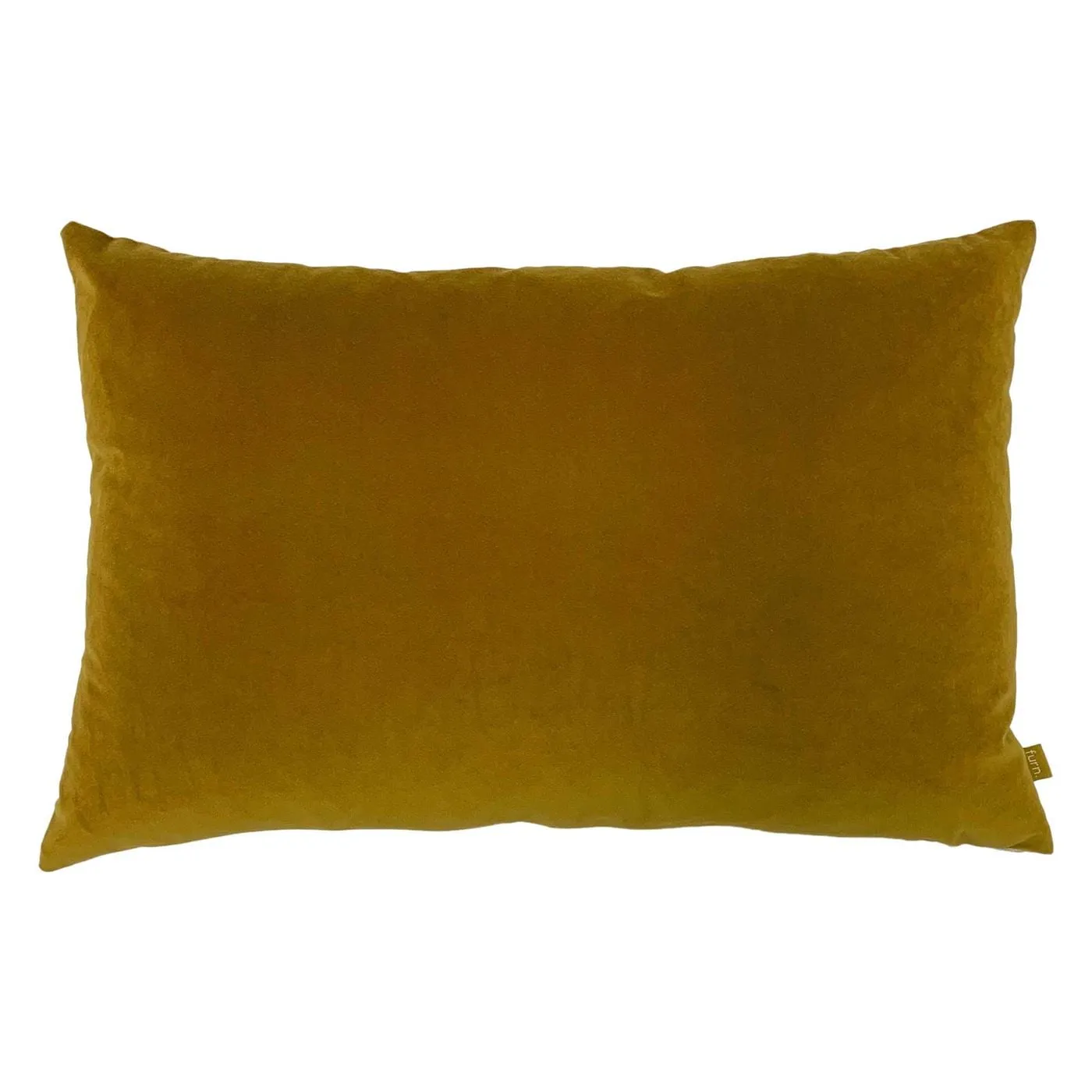 Velvet Mustard Cushion, Square Fabric | Barker & Stonehouse