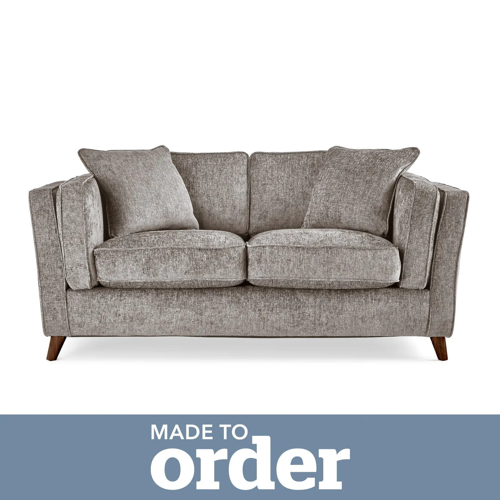 Arabella 2 Seater Sofa Luxury Chenille Premium Chenille Grey