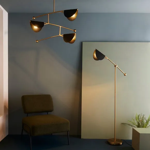Aquila Metal Adjustable Floor Lamp 6