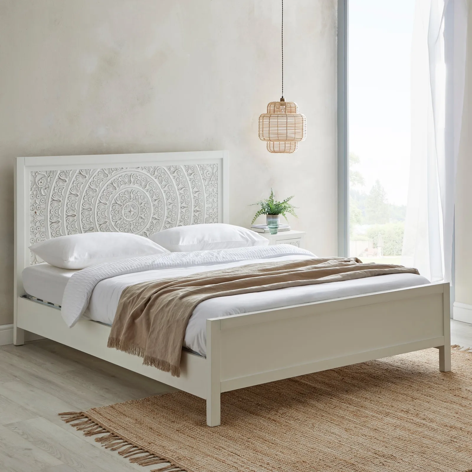 Samira Bed Frame White