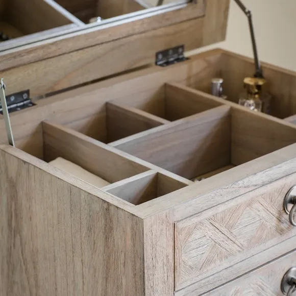 Modesto 4 Drawer Narrow Vanity Chest 3