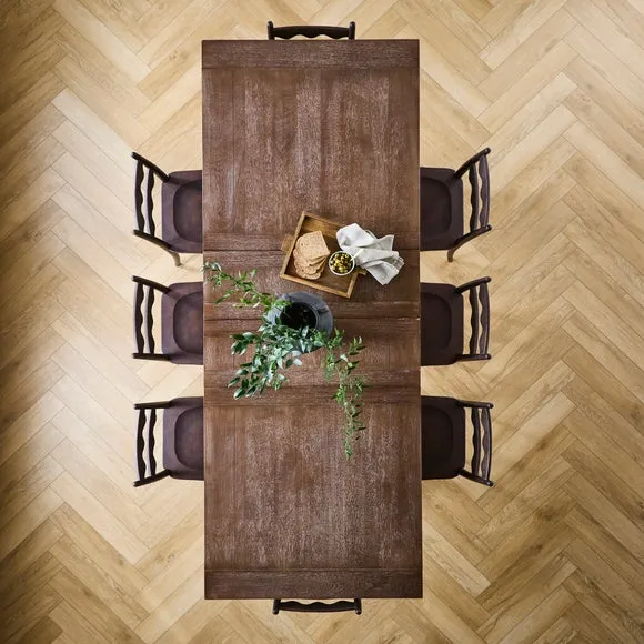 Bridget 6 to 8 Seater Rectangular Dining Table, Mango Wood 5