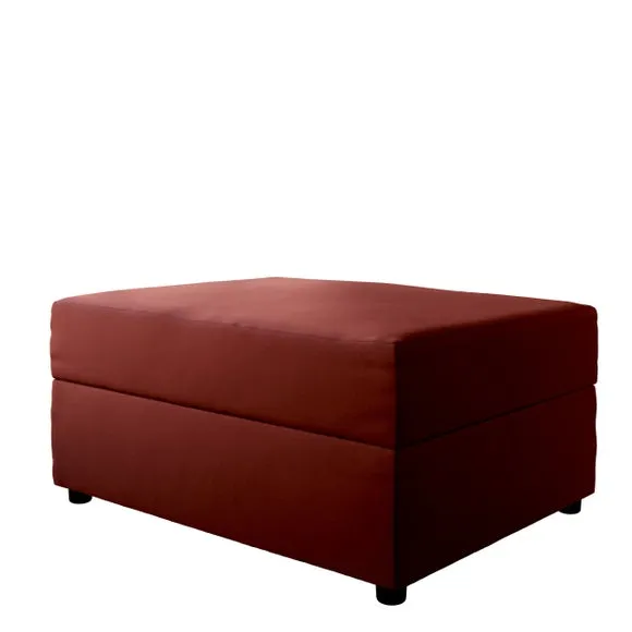 Rectangle Opulent Velvet Storage Footstool 3