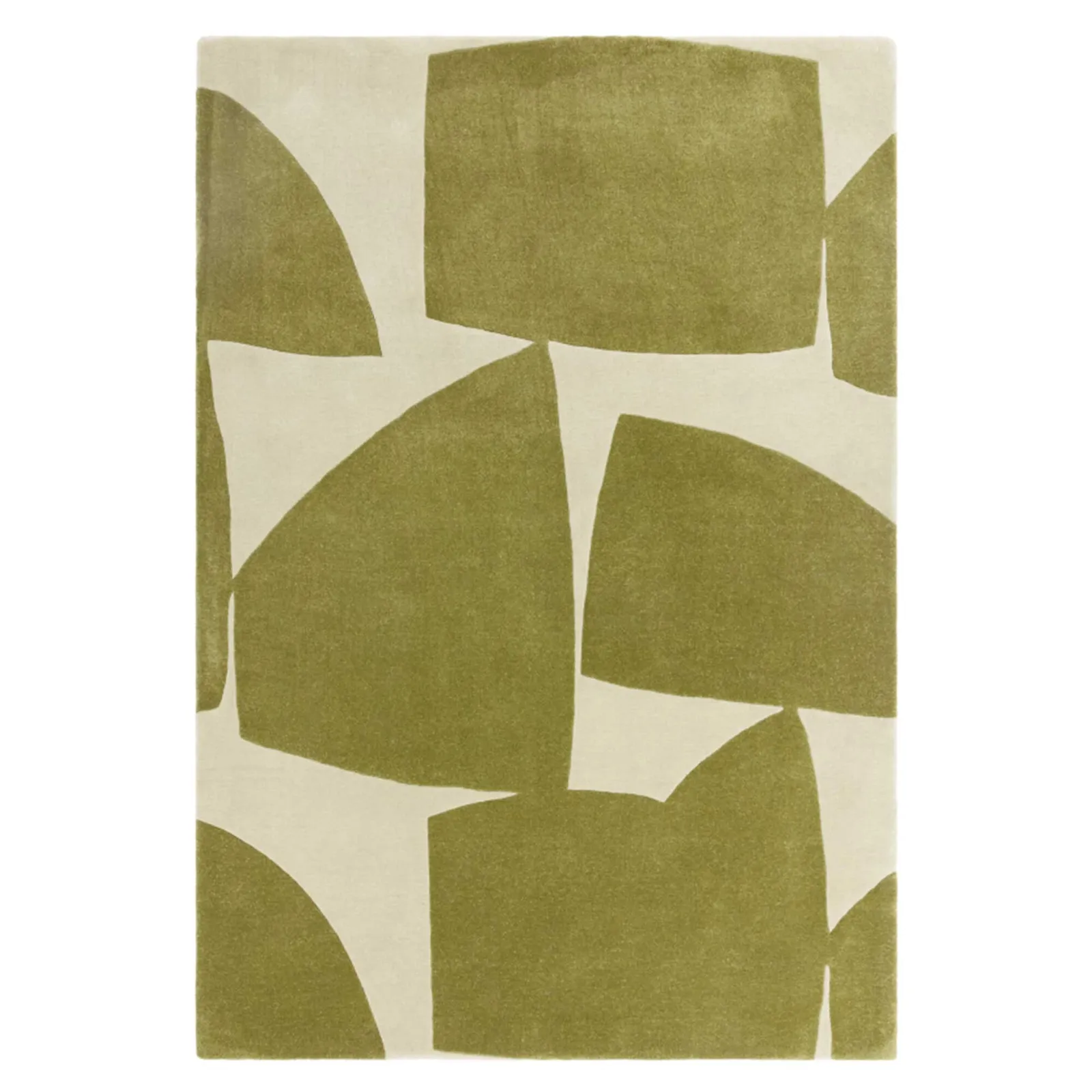 Trallo Sage 120X170Cm Rug, Square, Green | Barker & Stonehouse